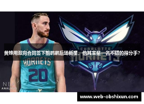 黄蜂用双向合同签下前鹈鹕后场新星，他其实是一名不错的得分手？